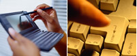images of notebook and keyboard