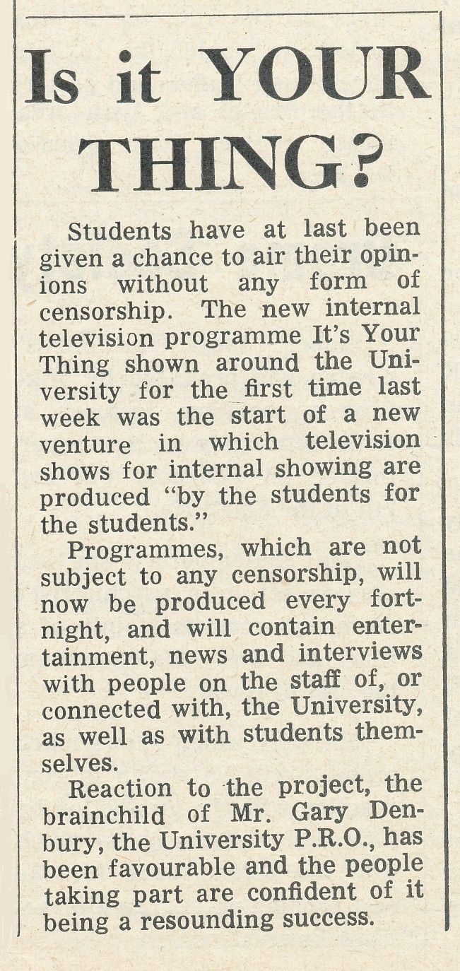 SUL, Vol. 9, No. 6, 23 January 1970.